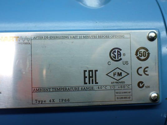 Rosemount, 8732EMT2A1M4, Transmitter, -40&deg;C to 60&deg;C Temp. Range, 15 Watts, 4-20 mA, 12-42 VDC, 2016 - Image 7