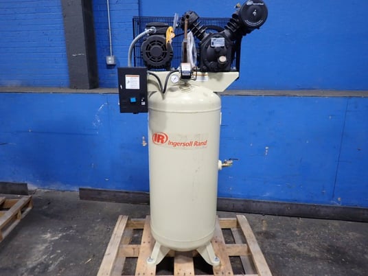 14 cfm, 175 psi, Ingersoll-Rand #2340L5-V, Air Compressor, 60 gallon Tank, 5 HP, 2940/3520 RPM, 230/380/460 V - Image 2