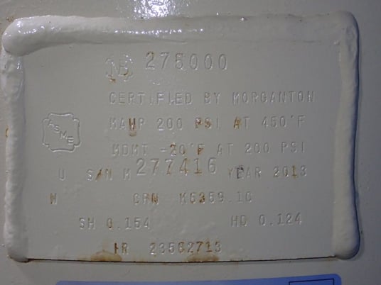 14 cfm, 175 psi, Ingersoll-Rand #2340L5-V, Air Compressor, 60 gallon Tank, 5 HP, 2940/3520 RPM, 230/380/460 V - Image 9