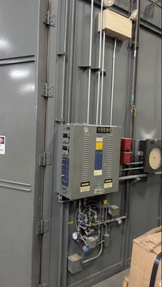 108" width x 108" L x 132" H Steelman #9119BA-C, advanced series NG burn off oven, 900&deg;F primary burner - Image 6