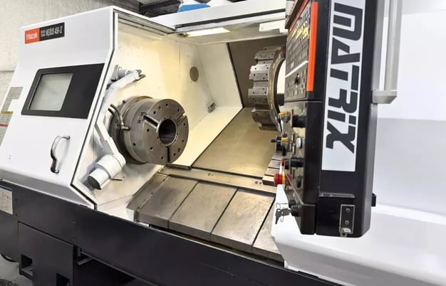 Mazak #Nexus-Quick-Turn-450-II, 2-Axis CNC Lathe, 33.2" swing, 22.83" max. cutting diameter, 40" between - Image 3