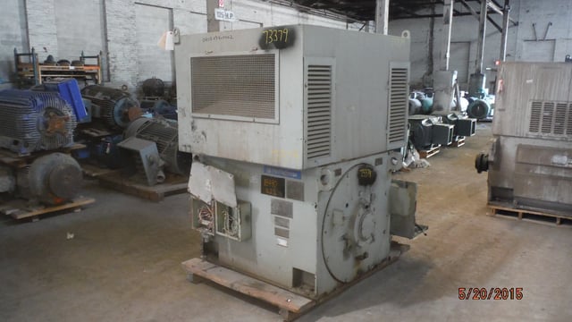 500 HP 900 RPM Westinghouse, Frame 4008, WPIIBB, 4160 Volts - Image 2