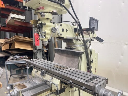 Acer #EVS-3VKH, vertical knee mill, 10" x50"table - Image 7