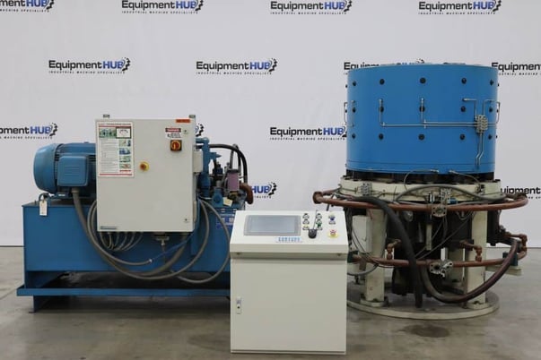 Grotnes #14-HE-300-12, 30" 12-jaw hydraulic ring expander, touch screen pedestal Control, 2011 - Image 1