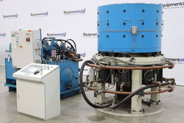 Grotnes #14-HE-300-12, 30" 12-jaw hydraulic ring expander, touch screen pedestal Control, 2011 - Image 7