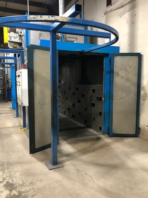 60" width x 96" H x 216" L Eaton Fabricating, Batch Oven w/Top Mount Burner Box & Doors on Both Ends, 500000 - Image 3