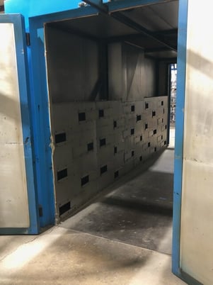 60" width x 96" H x 216" L Eaton Fabricating, Batch Oven w/Top Mount Burner Box & Doors on Both Ends, 500000 - Image 4