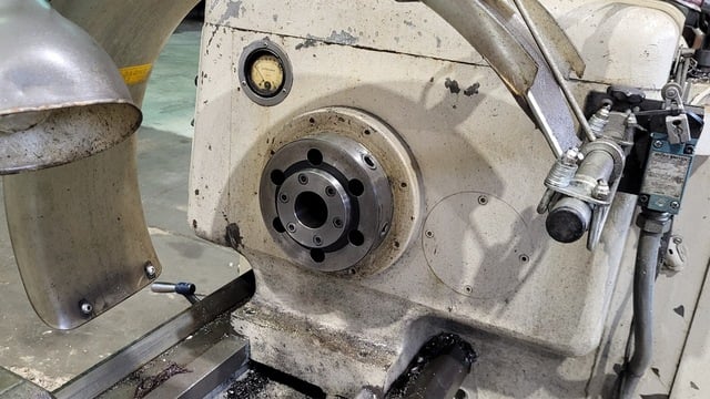 Lodge & Shipley #A, lathe, 20-1/2" swing, 30" centers, apron controlled mechanical clutch/brake system - Image 4