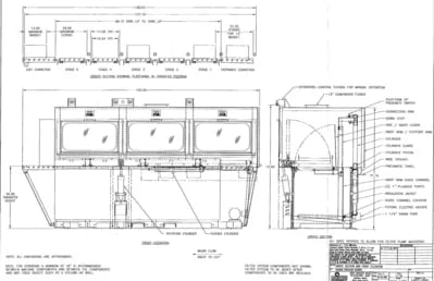 Magnus #ML24-1.5XS, Automatic 5-Stage Immersion/Agitation Parts Washer, 16" x22" tanks, RL, 2002 - Image 4