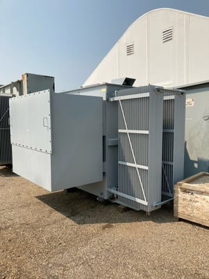 7500 KVA, 24940/14400 Primary, 4160 DELTA Secondary Carte, transformer, 3ph, Onan, 2001 - Image 3