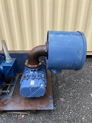 1800-2300 cfm, 12 -15 psi, Robuschi #RBS 85/V-UNI/ANSI, Rotary Lobe Blower Package, Marathon 100 HP Motor - Image 2