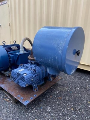 1800-2300 cfm, 12 -15 psi, Robuschi #RBS 85/V-UNI/ANSI, Rotary Lobe Blower Package, Marathon 100 HP Motor - Image 8