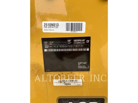 Caterpillar D6-20PAT3D, 1527 hours, S/N: RDC10313, 2025 - Image 6