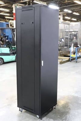 Network Sercurity System Network Security System #RK-ER42U server rack with components, UniFi fiber switch - Image 5