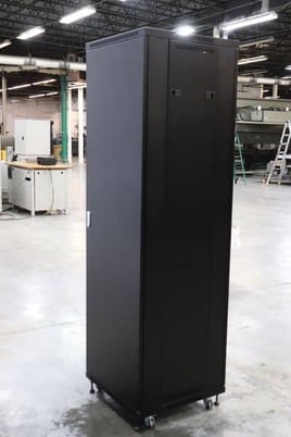 Network Sercurity System Network Security System #RK-ER42U server rack with components, UniFi fiber switch - Image 6