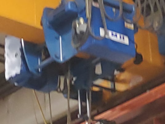 10 Ton, EMH bridge crane & ABBUS hoist, 45' span, 1996 - Image 2