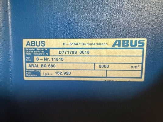 10 Ton, EMH bridge crane & ABBUS hoist, 45' span, 1996 - Image 7