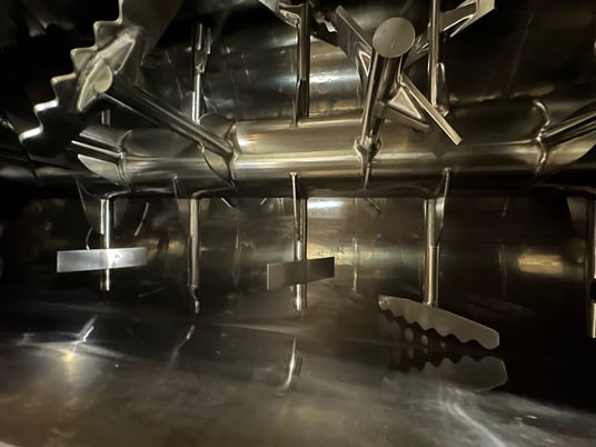 519 cu.ft. Scott Equipment, heavy duty, single shaft paddle mixer, 304 Stainless Steel, 100 HP, barely used - Image 3