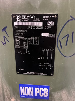 500 KVA 13200GY/7620 Primary, 208Y/120 Secondary, 3 phase, Padmount Transformer (3 available) - Image 1