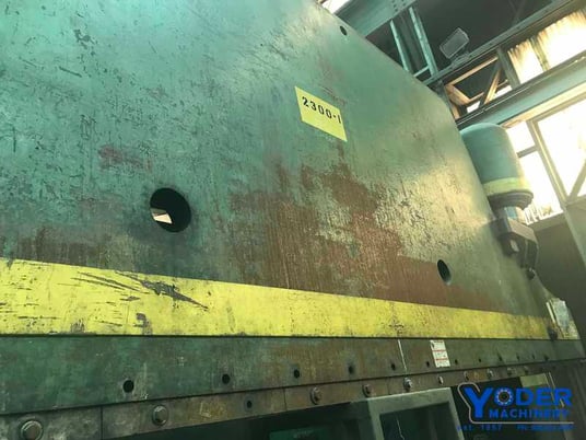 500 Ton, Pacific #K500-21, hydraulic brake, 21' overall, 197" between housing, 12" stroke, 1972, #63121 - Image 6