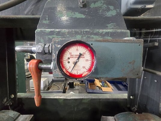 150 Ton, Dake #5-150A, Elec-Draulic H-Frame press, 16" stroke, 48" BH - Image 7