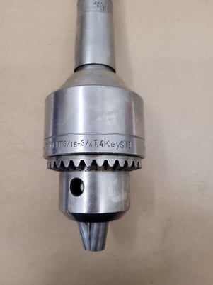 Rohiti #BB20-4, drill chuck w/ Jacobs arbor AO404 - Image 3