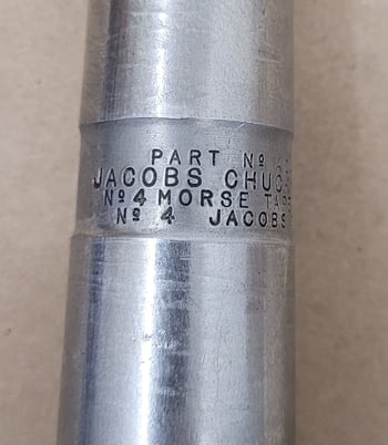 Rohiti #BB20-4, drill chuck w/ Jacobs arbor AO404 - Image 4