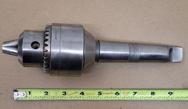 Rohiti #BB20-4, drill chuck w/ Jacobs arbor AO404 - Image 7