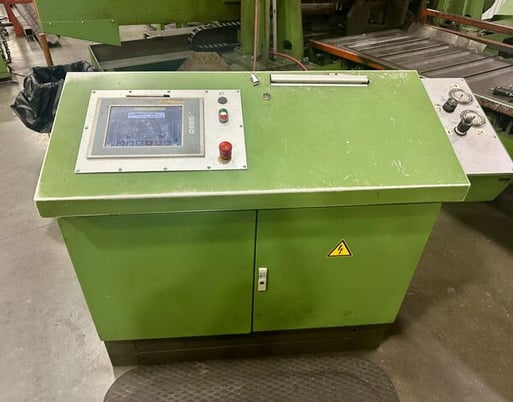 39.37" x 39.37" Peddinghaus #1000-1000A, horizontal band saw, 19.5 HP, 492 FPM, 2008 - Image 3