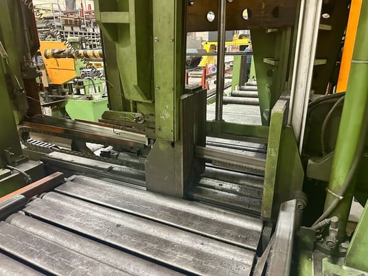 39.37" x 39.37" Peddinghaus #1000-1000A, horizontal band saw, 19.5 HP, 492 FPM, 2008 - Image 8