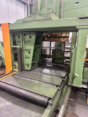 39.37" x 39.37" Peddinghaus #1000-1000A, horizontal band saw, 19.5 HP, 492 FPM, 2008 - Image 9