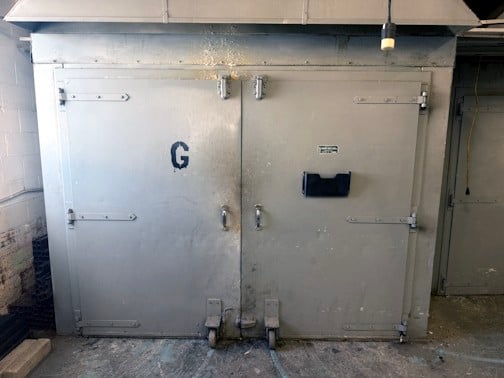 96" width x 78" H x 264" L George Koch, 500&deg;F, electric walk in oven - Image 1