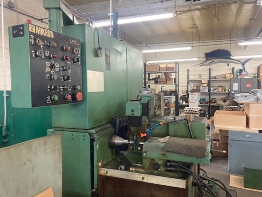 Mikron #A-33, Gear Hobber (Swiss) with lots of tooling, manuals and change gears - Image 1