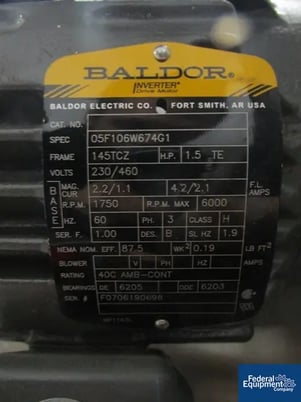 Gruenberg #T18HS74.35SS, Oven, Stainless Steel, 34500 BTU, 74 cu.ft. capacity, steam heat, 460 V. - Image 7