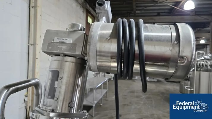 30 gallon Pfaudler, Glass-Lined Reactor, Stainless Steel, dish top, 50 psi internal, 150 psi jacket, 66" wet - Image 6