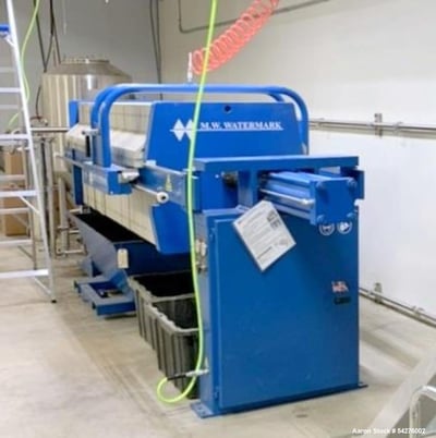 MW Watermark #FP800G32L, Filter Press, 38" x 800mm Plates, shifter, 2018 - Image 1