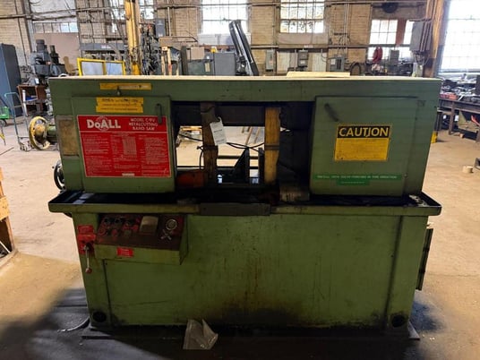 13" x 15" DoAll #C-9V, metalcutting band saw, 12" round, 13' 4" x 1" blade, 20" wheels - Image 1