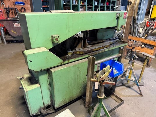 13" x 15" DoAll #C-9V, metalcutting band saw, 12" round, 13' 4" x 1" blade, 20" wheels - Image 5