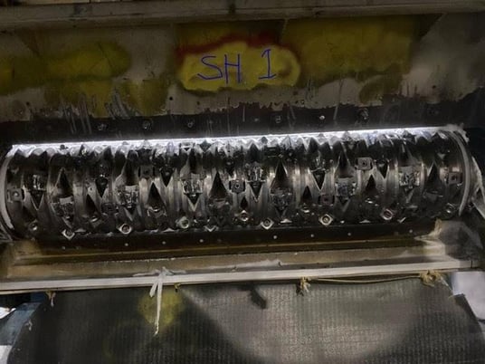 Vecoplan #VAZ1300M-FF, single shaft shredder, 62" x 80" feed opening, 150 HP, 2013 - Image 6