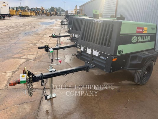185 cfm, 125 psi, Sullair #185DPQ, mobile air compressor, Cat T4F diesel, 2023 - Image 5