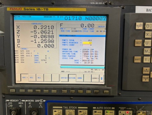 Hyundai Kia #SKT2100SY, CNC Lathe, 24.8" swing, 17.91" max. turning length, 13.19" machining diameter, 2.5" - Image 2