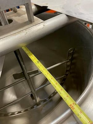 100 gallon Groen #EE-100, Electric Steam Kettle w/ Agitator, 1987 - Image 9