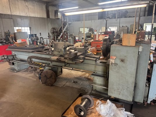 Mazak #Mark-II, Lathe, 12' bed, 24" chuck, 230 V., 3ph - Image 2