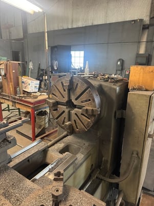 Mazak #Mark-II, Lathe, 12' bed, 24" chuck, 230 V., 3ph - Image 3
