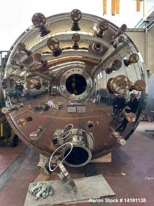 13200 gallon Borghi Srl, Reactor, 304L Stainless Steel, 11.2' diameter x 19.7' height, 87 psi internal, 174 - Image 8