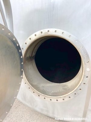 55500 gallon, HUB Technologies, Horizontal Pressure Tank, 316L Stainless Steel, dished top & bottom, saddles - Image 8