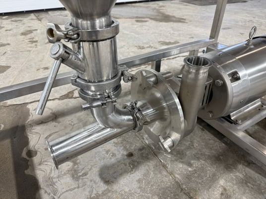 Powder funnel table, 24" Diameter, x 17" Deep - Image 7