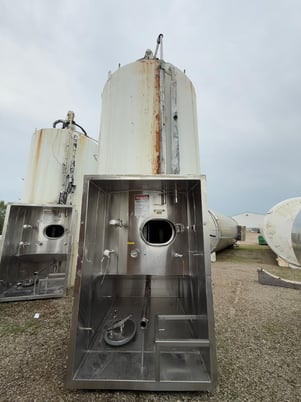 5000 gallon, Mueller stainless cone bottom silo - Image 5