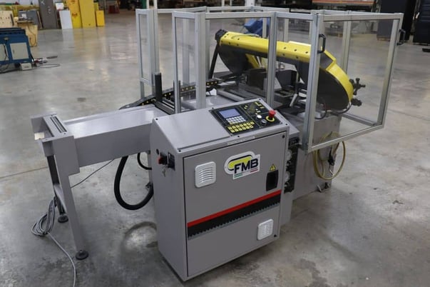 10-1/4" x 10-1/4" FMB #Zeus+CN, automatic horizontal band saw, 130" x 1" x .035" blade, 2 HP, 2022' - Image 5
