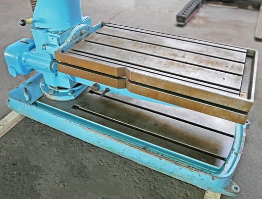 4' -12" Fosdick, sensitive radial drill, 10" spindle travel, power elevation, #4MT, 5 HP, 1970 - Image 6